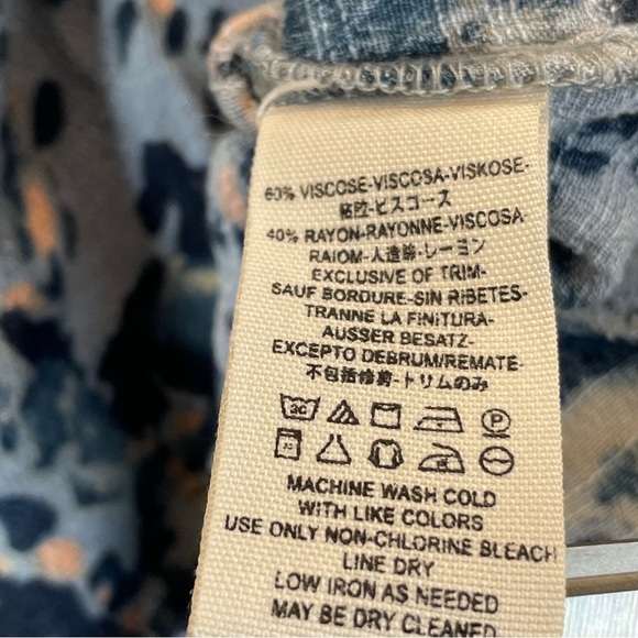 Free People  Romper Womens Small  All The Right Ruffles Raven Combo Button Back - Picture 7 of 16